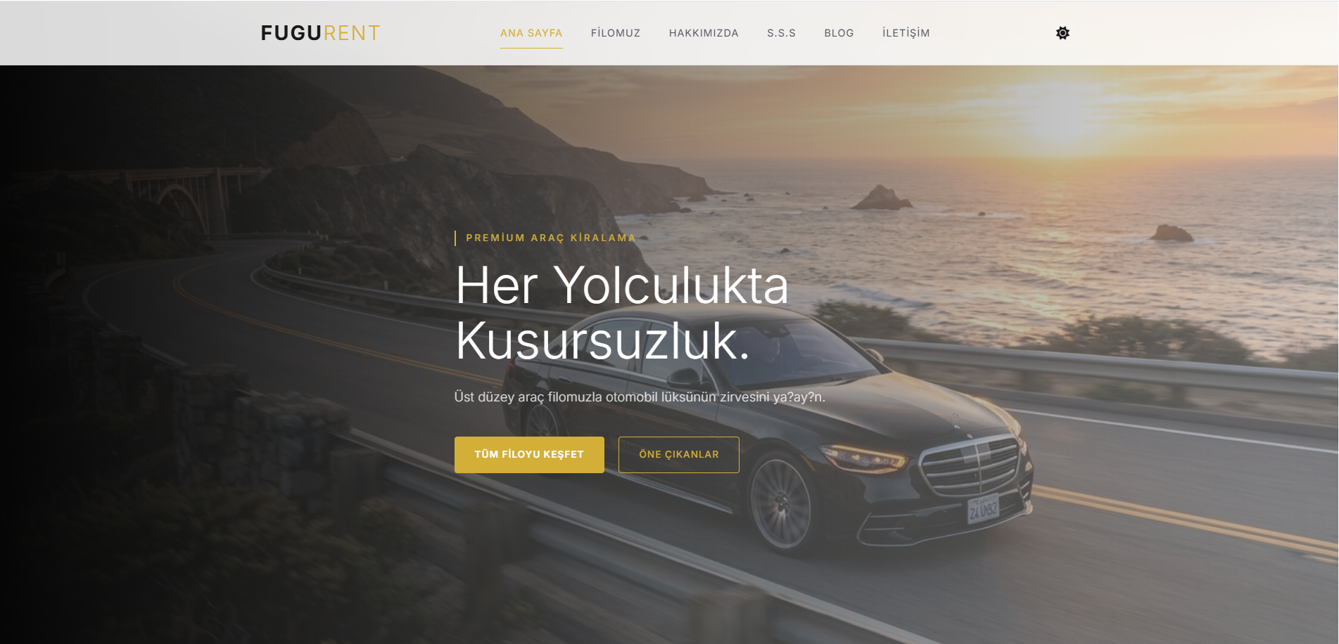 🚀 Premium Vıp Rent A Car Scripti | Dark & Light Mode | Gelişmiş Admin Paneli